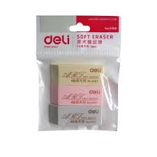 Goma de Borrar Art Soft - Pack 3 Colores