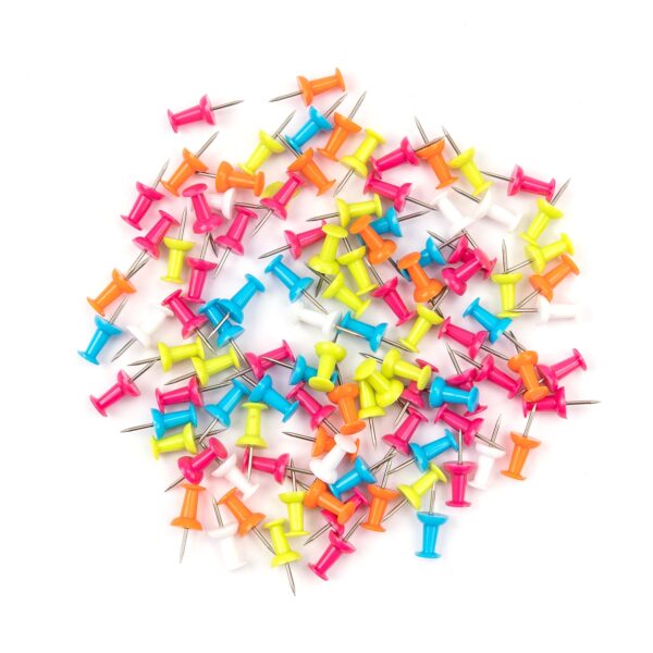 Pins Vivid 23 mm Tube x 100 pcs Colores Surtidos - Imagen 5