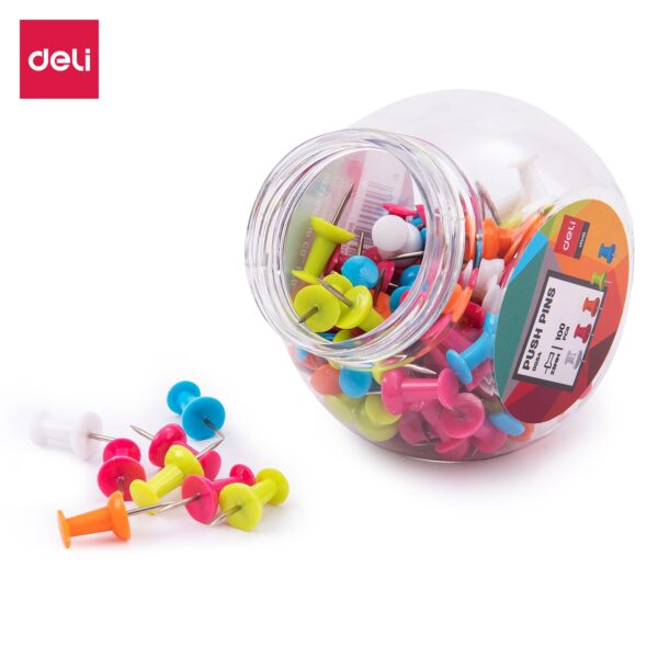 Pins Vivid 23 mm Tube x 100 pcs Colores Surtidos - Imagen 2