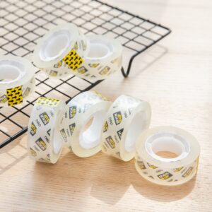 Cinta Adhesiva Super Cristal 18mm x 27mts TUBO x 8