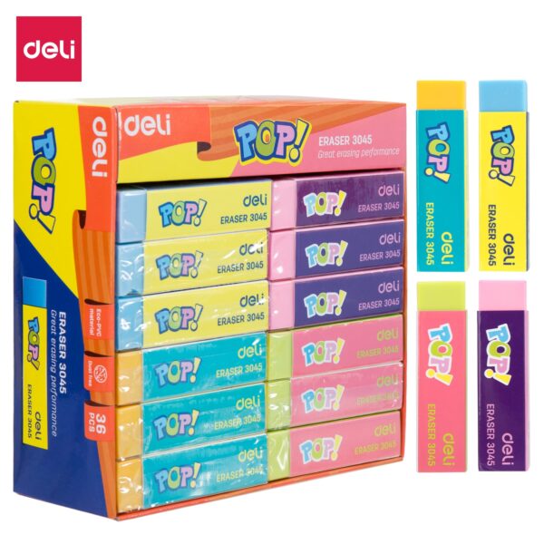 Goma de borrar Pop Eco 4 colores - Imagen 2