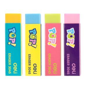 Goma de borrar Pop Eco 4 colores
