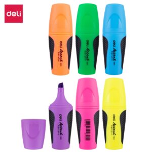Resaltador con Grip Box 24 unidades Colores Surtidos