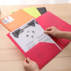 Carpeta de presentacion con solapa A4 - Colores surtidos