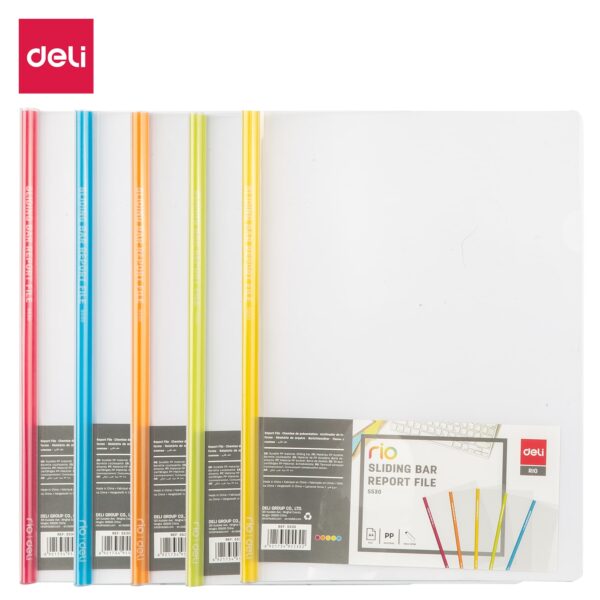 Carpeta de presentacion A4 Start  Slide Bar  PP cristal - 5uds