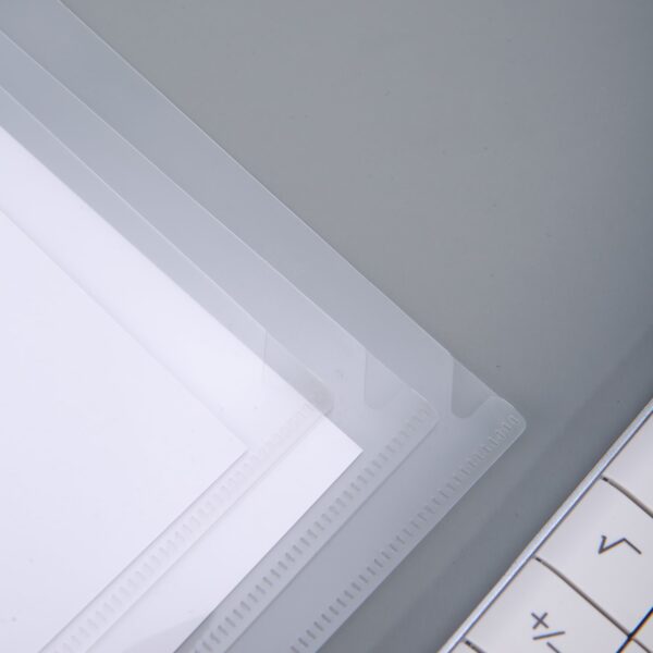 Carpeta en L - Ultra transparente A4 - PPmaterial 0,18mm - 10 Uds.