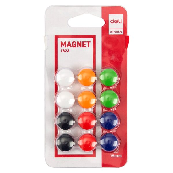 Botones Magnéticos para pizarra 15mm diámetro – blister x 12 - Imagen 3