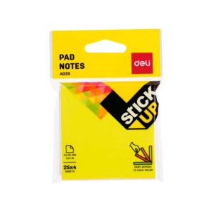 Notas Adhesivas Neon 76x76 Taco 4 x 25 Hojas