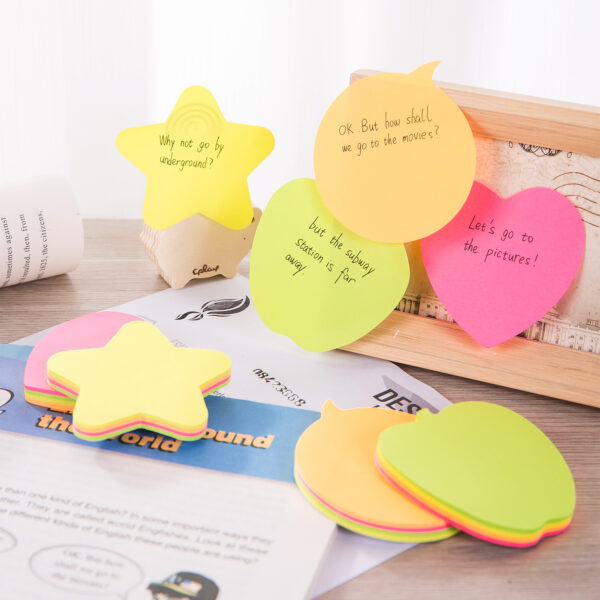 Notas Adhesivas Neon Shape 76x76 4 x 20 Hojas - Imagen 3