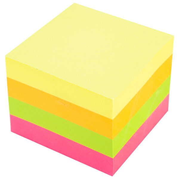 Notas Adhesivas Neon 51x51 Taco 4 x 100 Hojas - Imagen 3