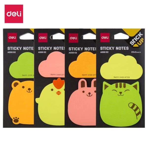 Notas adhesivas Animales + Nube 76x76mm - Imagen 7