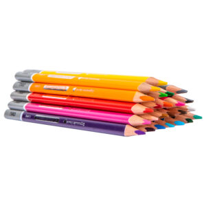 Lápices Color Emotion  Triangular x 24 caja Metálica