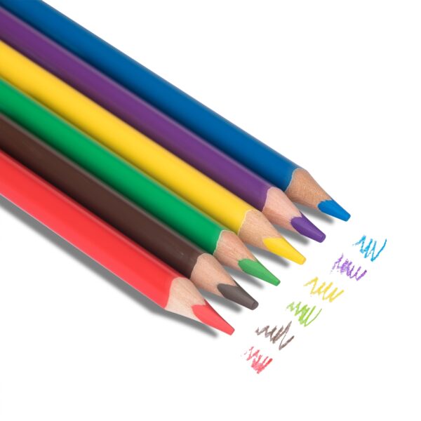 Lapices Color Jumbo x  6 - Imagen 2