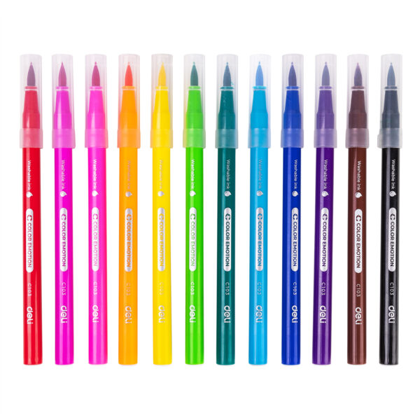 Marcador Fibra Color Emotion Soft x 12  Box
