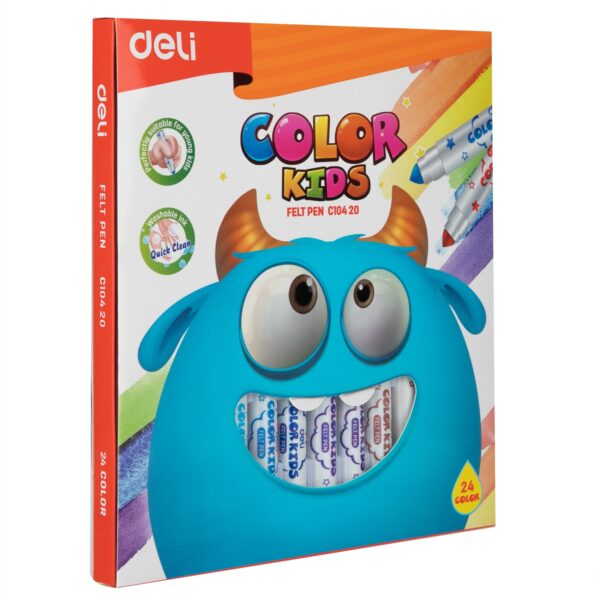 Marcador Fibra Color Kids x 24 - Imagen 3