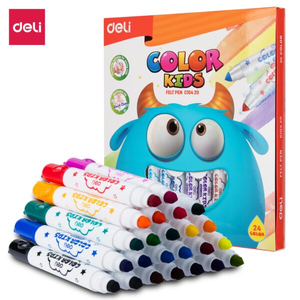 Marcador Fibra Color Kids x 24