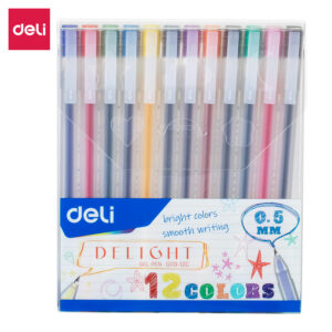 Bolígrafo Gel DELIGHT 0,5mm Pack 12 colores