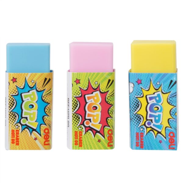 Goma de borrar Pop Eco 3 colores - Imagen 2