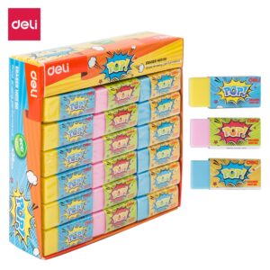 Goma de borrar Pop Eco 3 colores