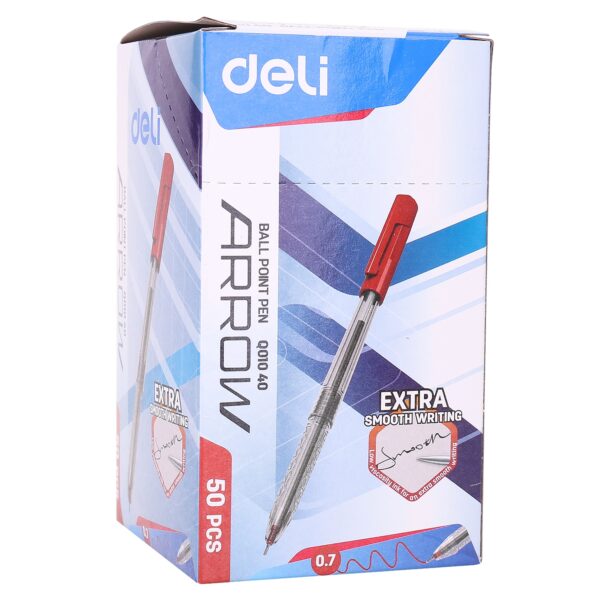 Boligrafo Arrow 0.7 mm Rojo Caja x50 - Imagen 2