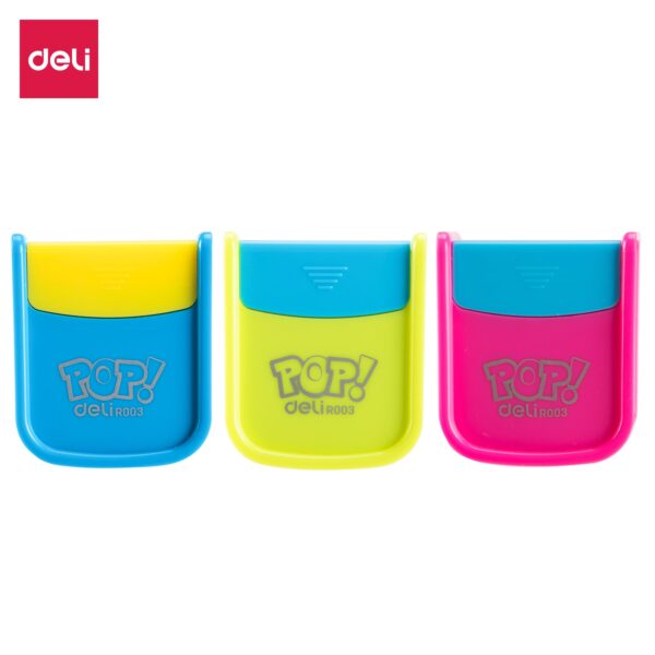 Sacapuntas POP con recipiente doble filo - Imagen 2