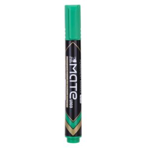 Marcador Permanente Mate punta biselada Verde