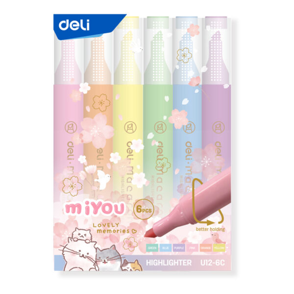 Resaltador MIYOU Pastel x6 - Imagen 2