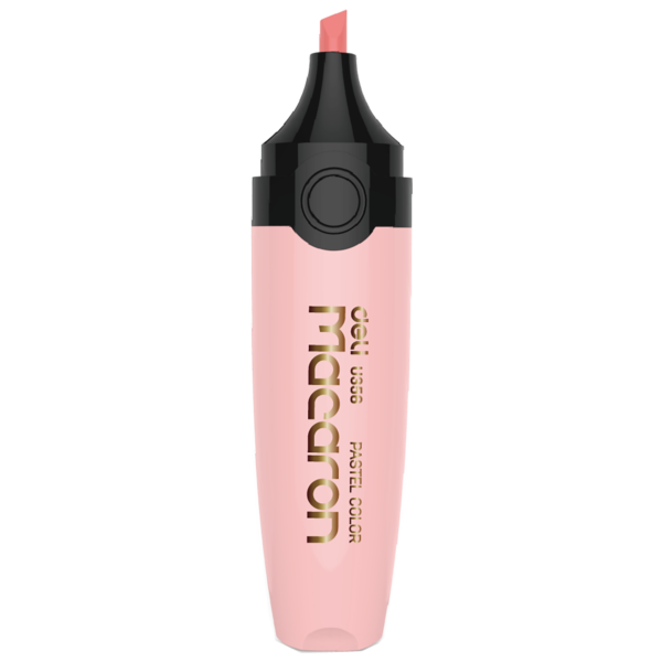 Resaltador Macaron Rosado Caja x 12 uds - Imagen 2